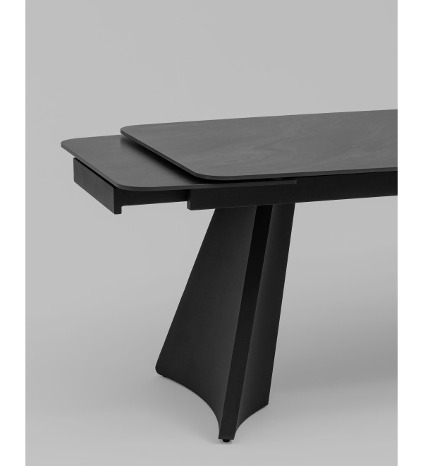 Стол обеденный Eliora 160-240х90 см графит сланец керамика