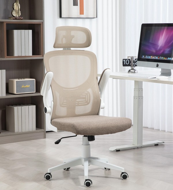 Кресло офисное TopChairs Airone бежевый ткань
