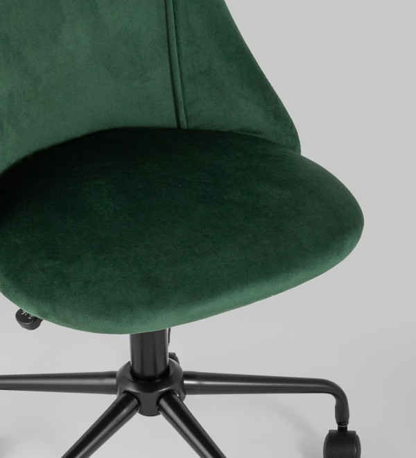 Кресло компьютерное Сиана велюр зеленый