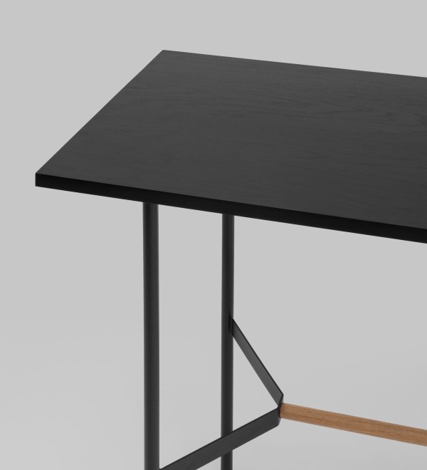Стол барный Knobb 120*60 черный