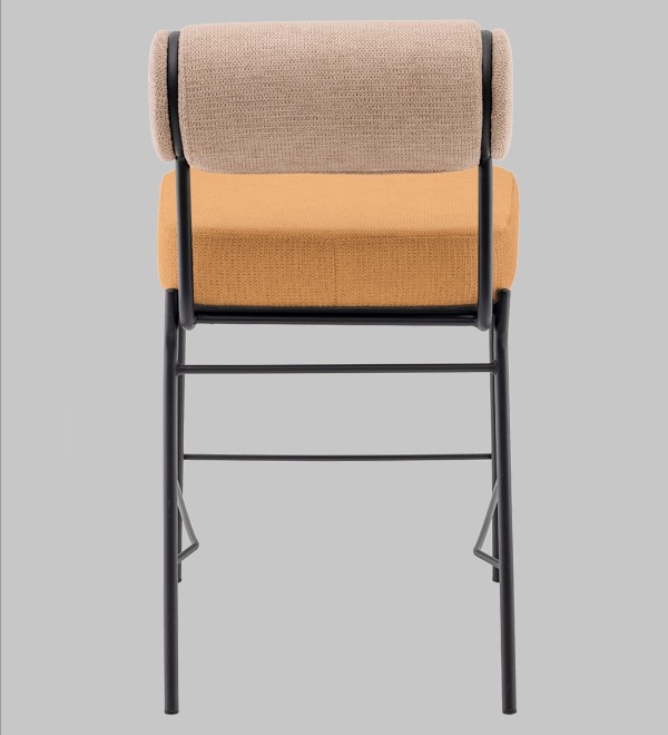 Стул полубарный Ponpoun бежевый терракотовый