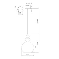 Светильник подвесной Moderli V11401-1P Tamina