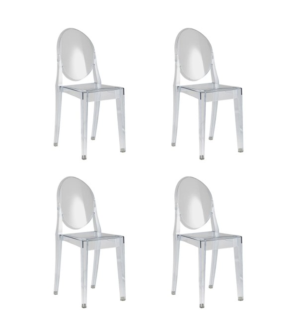 Стул Victoria Ghost NEW прозрачный 4 шт.