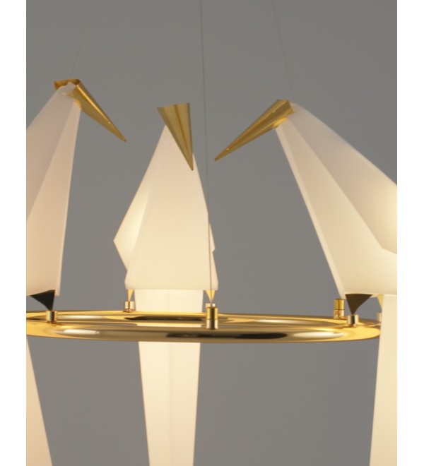 Подвесной светодиодный светильник Moderli V3071-3PL origami Birds 3*LED*6W