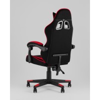 Кресло спортивное TopChairs Shadow ткань черно-красный