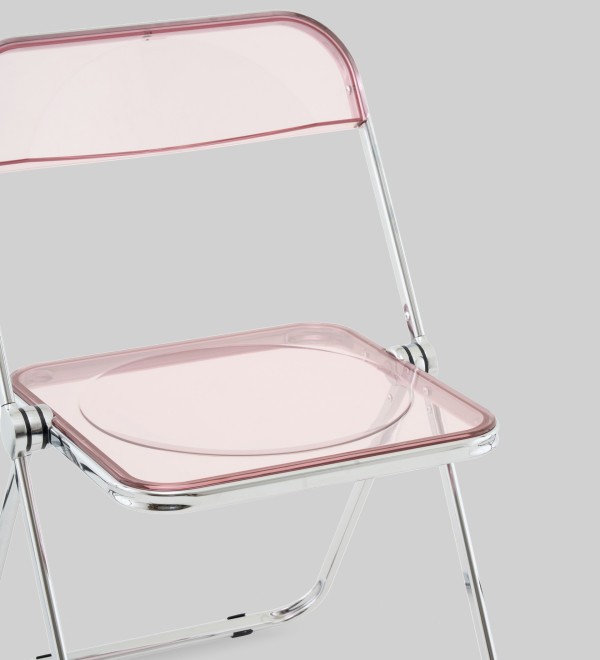Стул Fold Pink складной розовый