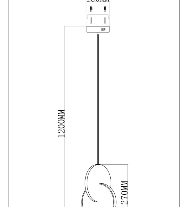 Светильник подвесной светодиодный Moderli V10512-PL Mesa