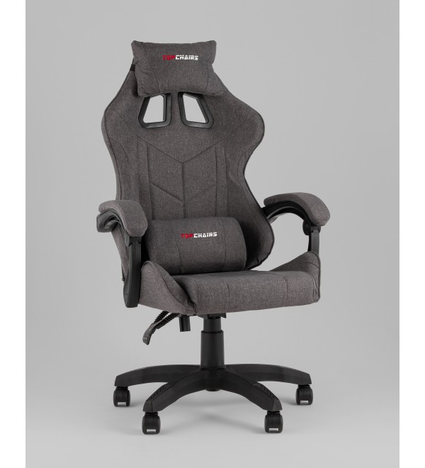 Кресло спортивное TopChairs MG-7036 ткань серый