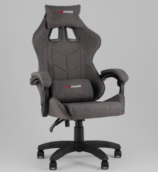 Кресло спортивное TopChairs MG-7036 ткань серый