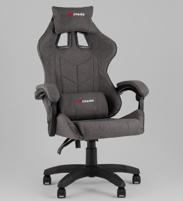 Кресло спортивное TopChairs MG-7036 ткань серый