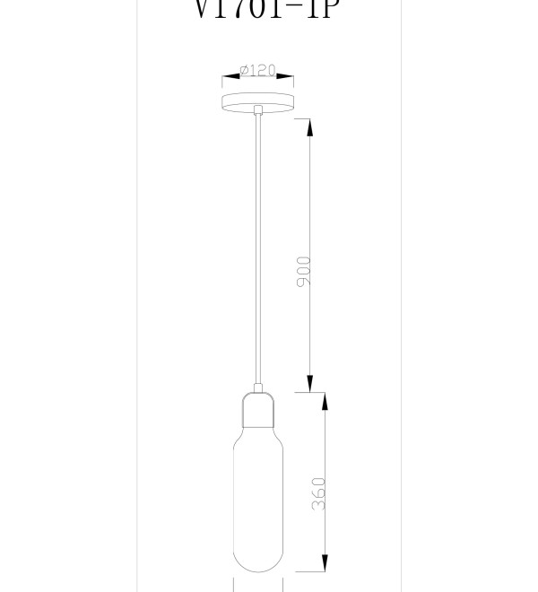 Подвесной светильник Moderli V1701-1P One