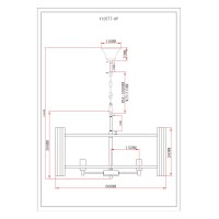 Люстра подвесная Moderli V10777-6P Monte