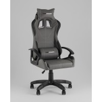 Кресло спортивное TopChairs Wyvern серо-черный