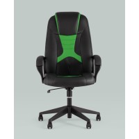 Кресло игровое TopChairs ST-CYBER 8 черный/салатовый