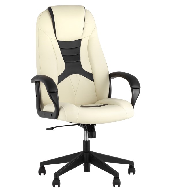 Кресло игровое TopChairs ST-CYBER 8 белый/черный