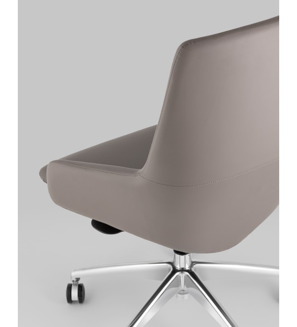 Кресло офисное TopChairs Bow серый