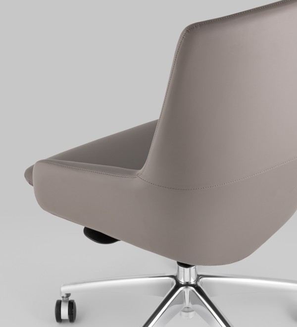 Кресло офисное TopChairs Bow серый
