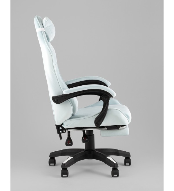 Кресло спортивное TopChairs MG-7019 велюр светло-голубой