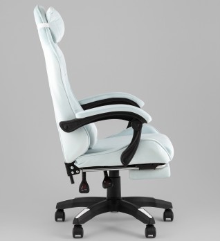 Кресло спортивное TopChairs MG-7019 велюр светло-голубой