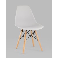Стул Eames Style DSW светло-серый x4 (разборный каркас)
