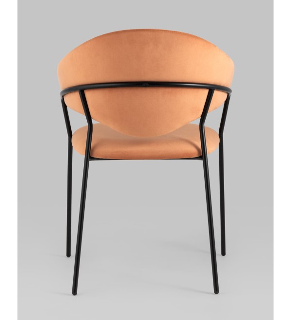 Стул Алексис велюр оранжевый