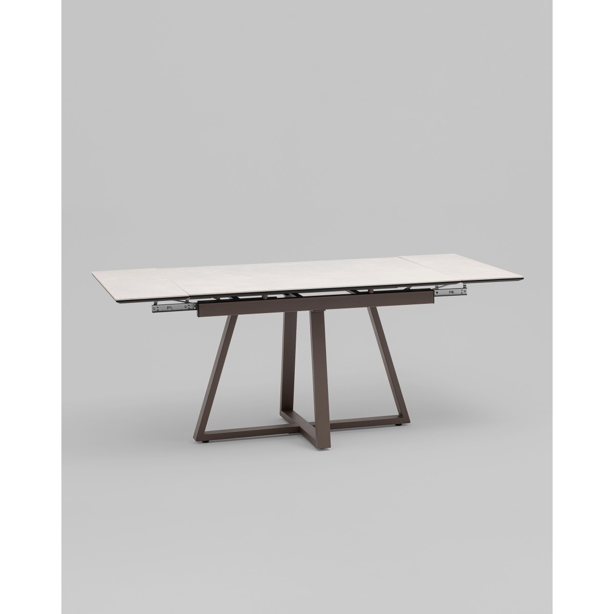 Стол Керас 120-180/80/75, столешница керамика Carmen light grey