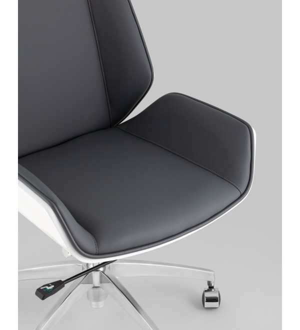 Кресло офисное TopChairs Crown SN серо-голубой