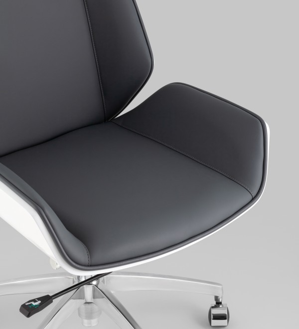 Кресло офисное TopChairs Crown SN серо-голубой