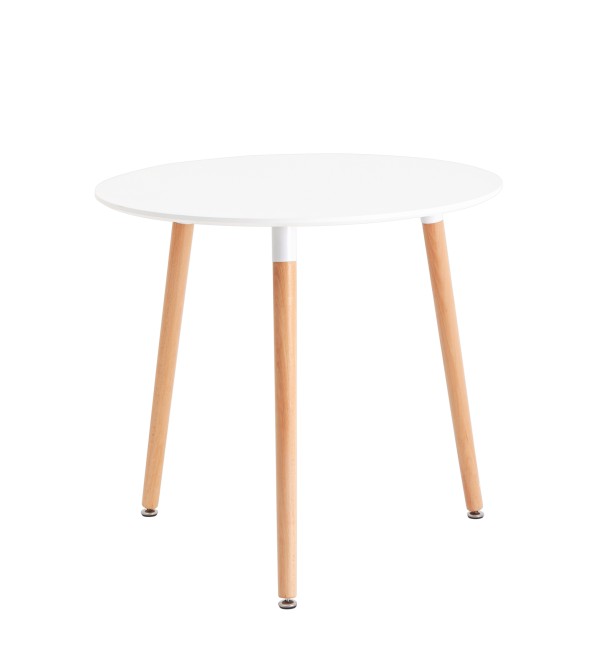 Стол круглый EAMES DST NEW D80 белый