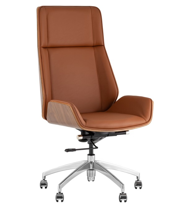 Кресло руководителя TopChairs Crown SN коричневый