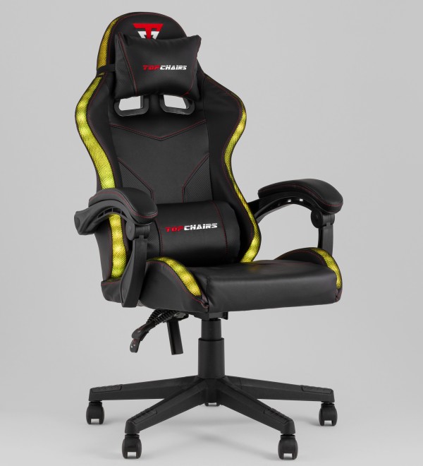 Кресло спортивное TopChairs Druid черный