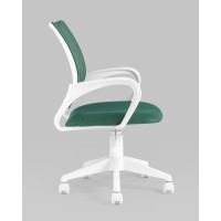 Кресло офисное TopChairs ST-BASIC-W зеленый крестовина пластик белый