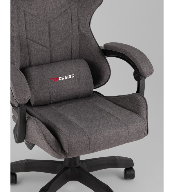 Кресло спортивное TopChairs MG-7036 ткань серый