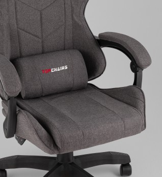 Кресло спортивное TopChairs MG-7036 ткань серый
