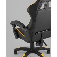 Кресло спортивное TopChairs MG-7043 черно-жёлтый