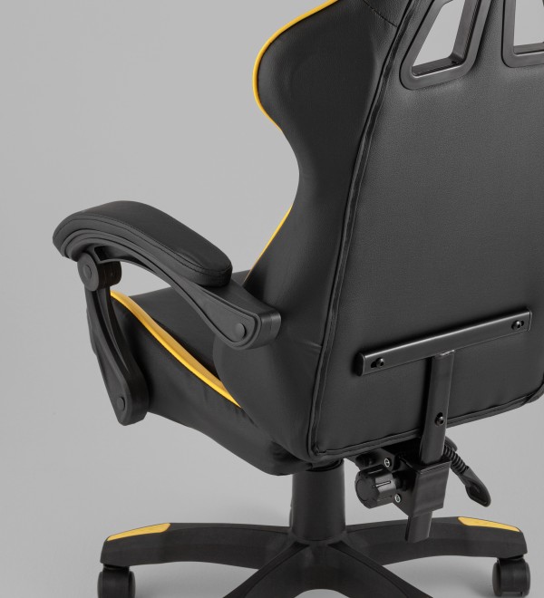 Кресло спортивное TopChairs MG-7043 черно-жёлтый