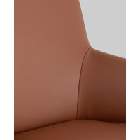 Кресло руководителя TopChairs Bow шоколадный