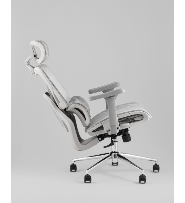 Кресло офисное TopChairs Structo серая сетка