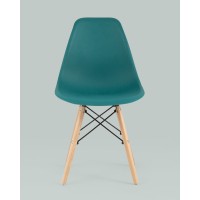 Стул Eames Style DSW темно-бирюзовый x4 (разборный каркас)