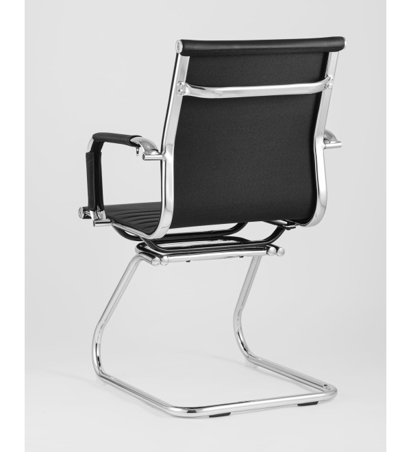 Кресло для посетителей TopChairs Visit черное 2 шт.