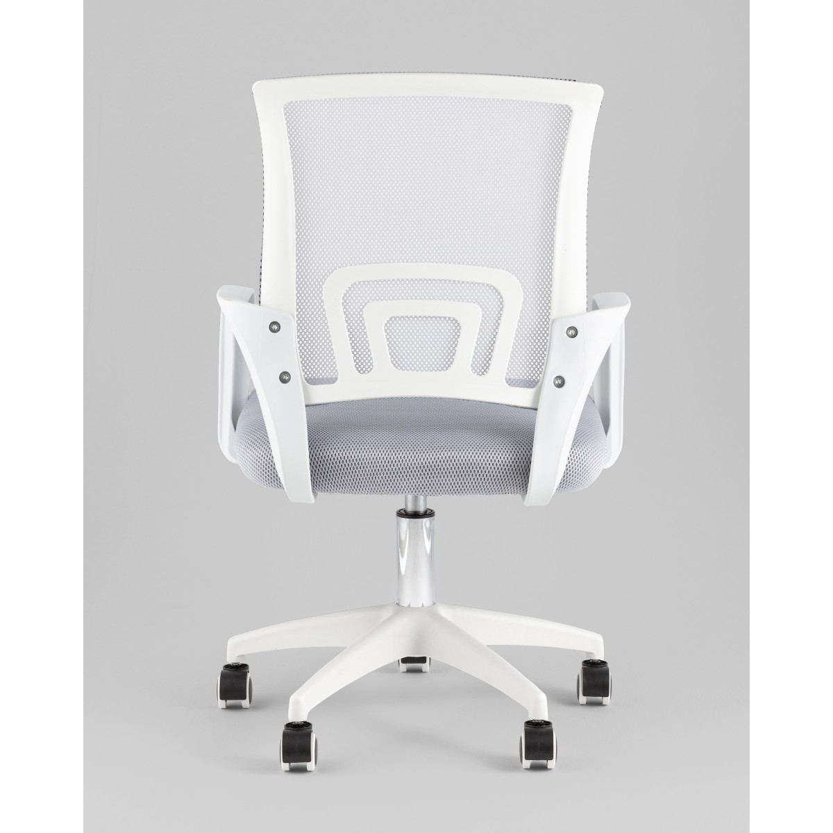 Кресло офисное TopChairs Simple SN серый пластик белый