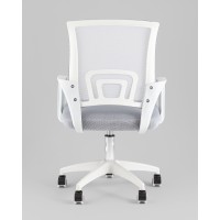Кресло офисное TopChairs Simple SN серый пластик белый