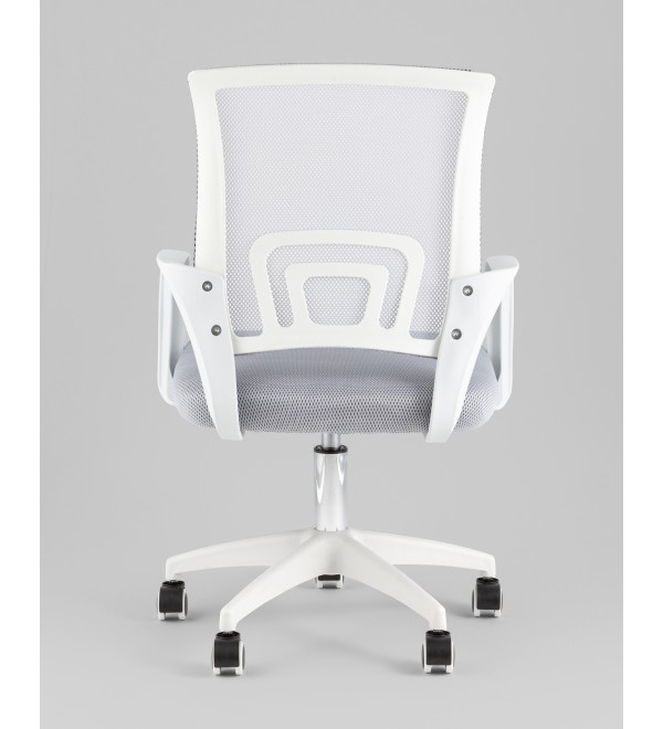 Кресло офисное TopChairs Simple SN серый пластик белый