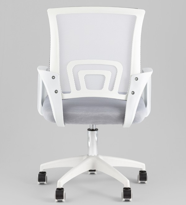 Кресло офисное TopChairs Simple SN серый пластик белый