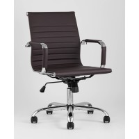 Кресло офисное TopChairs City S коричневое