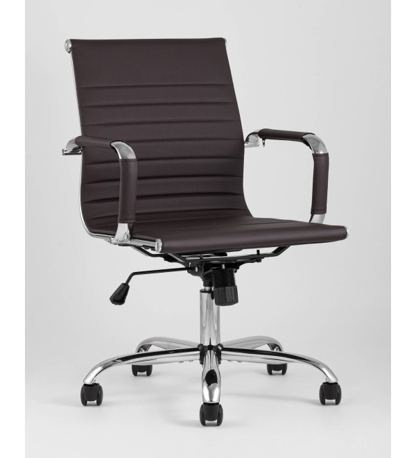 Кресло офисное TopChairs City S коричневое