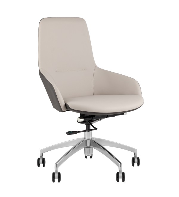 Кресло офисное TopChairs Soulo светло-серый, серый