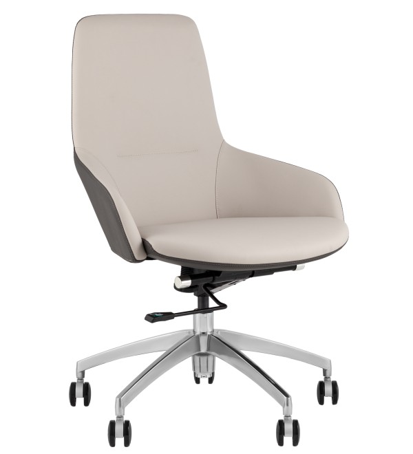Кресло офисное TopChairs Soulo светло-серый, серый