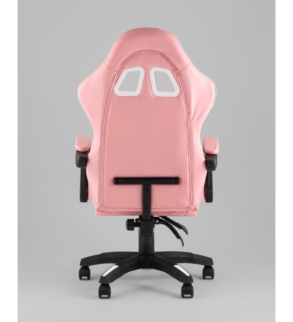 Кресло спортивное TopChairs MG-7035 розово-белый