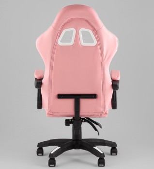 Кресло спортивное TopChairs MG-7035 розово-белый